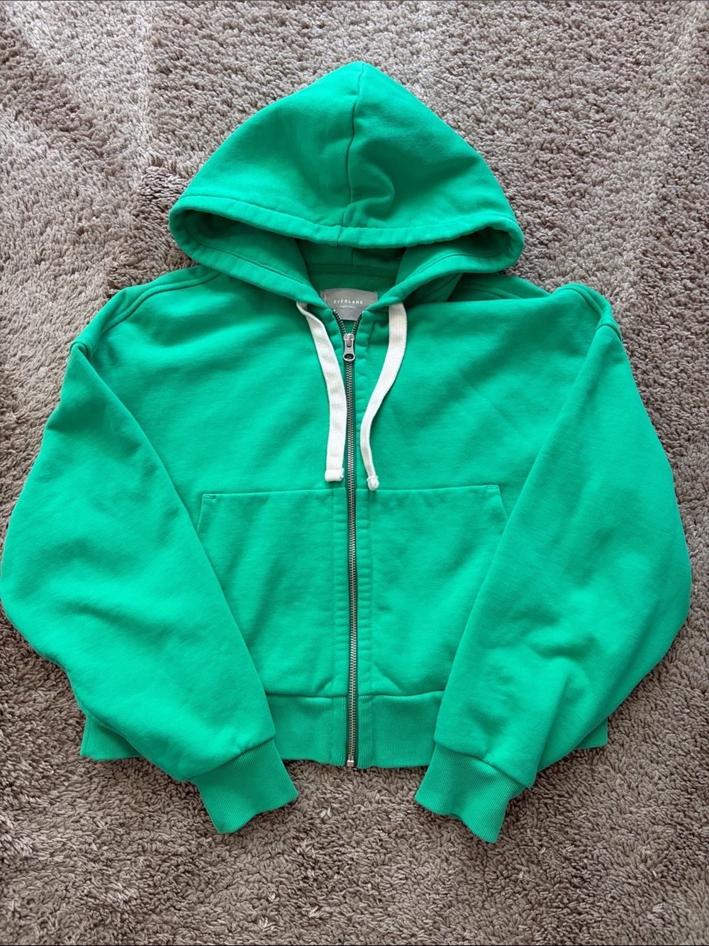 Everlane organic cotton zip up hoodie